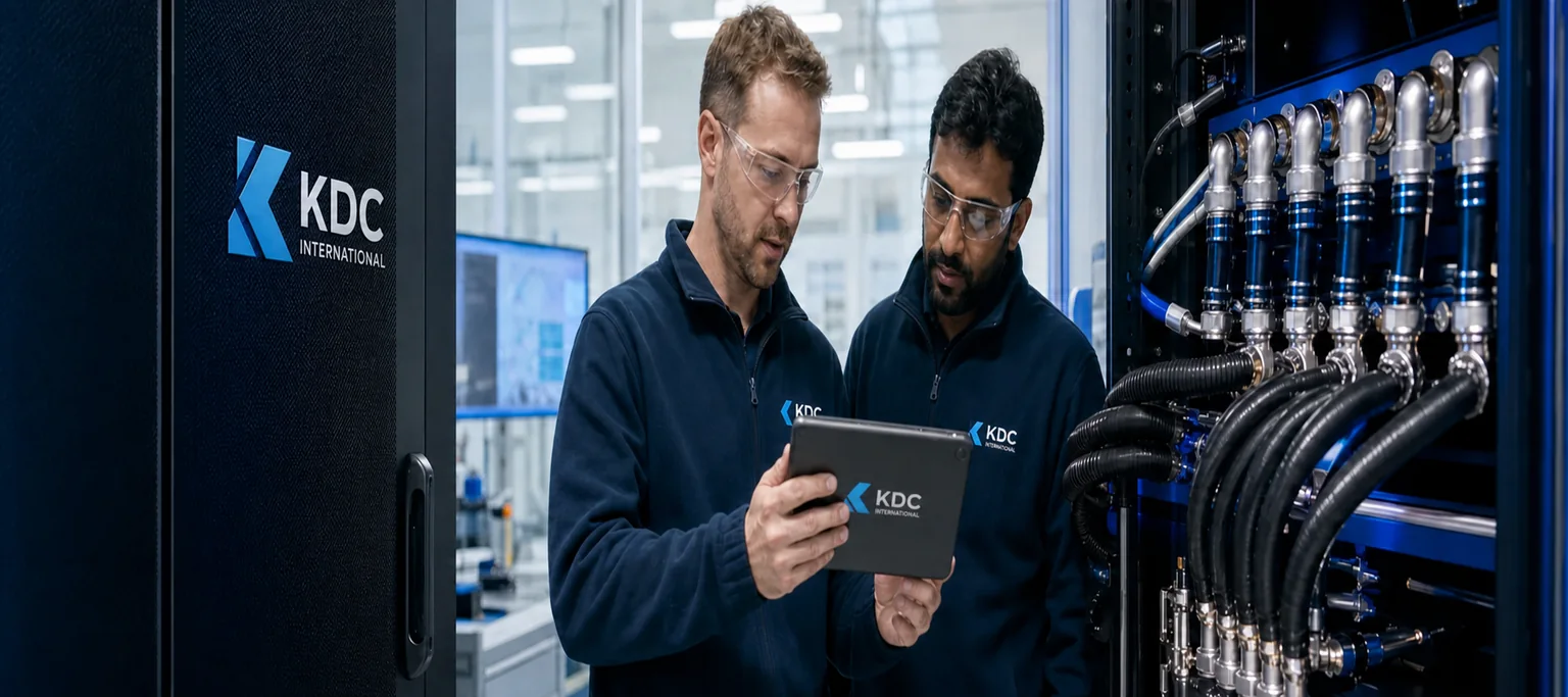 High-density compute equipment connected to direct liquid-cooling distribution