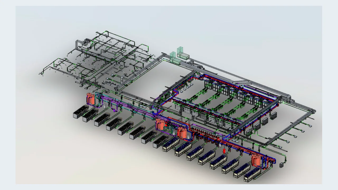 EVN-01 mechanical systems design model