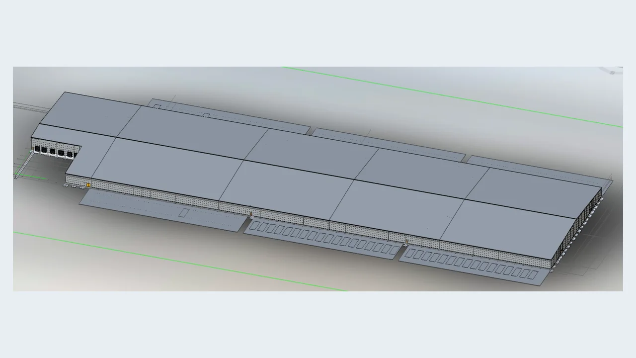 LBB-01 Texas data center campus design model