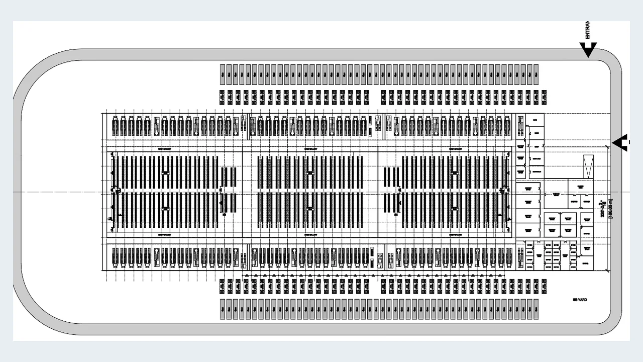 MAF-01 Texas data center design model